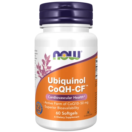 NOW - Ubiquinol CoQH-CF - 60 kapsułek